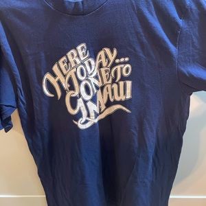 Vintage 70s Here today gone to Maui shirt